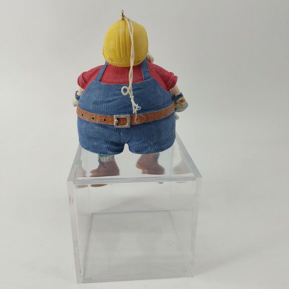 Plummer Santa Claus Dangling Legs Shelf Sitter Christmas Holiday Ornament - Picture 5 of 11